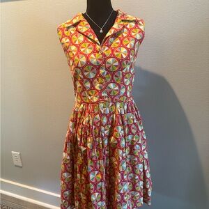 Modcloth Vibrant Multicolor Midi Dress Palette on Parade